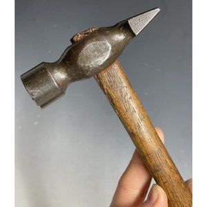 Antique 3.5" HEAD 11" Overall Jeweler Watch Makers Silversmith Hammer Chasing